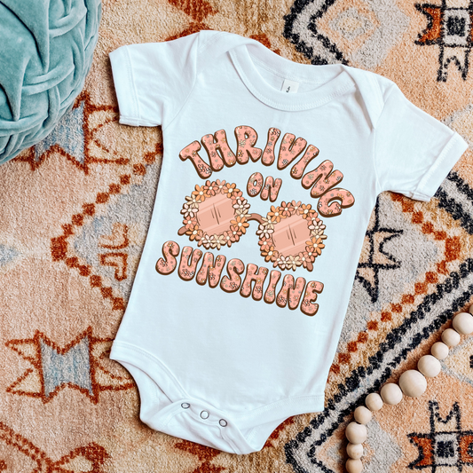 INFANT- SUNSHINE BODY SUIT OR BUBBLE ROMPER