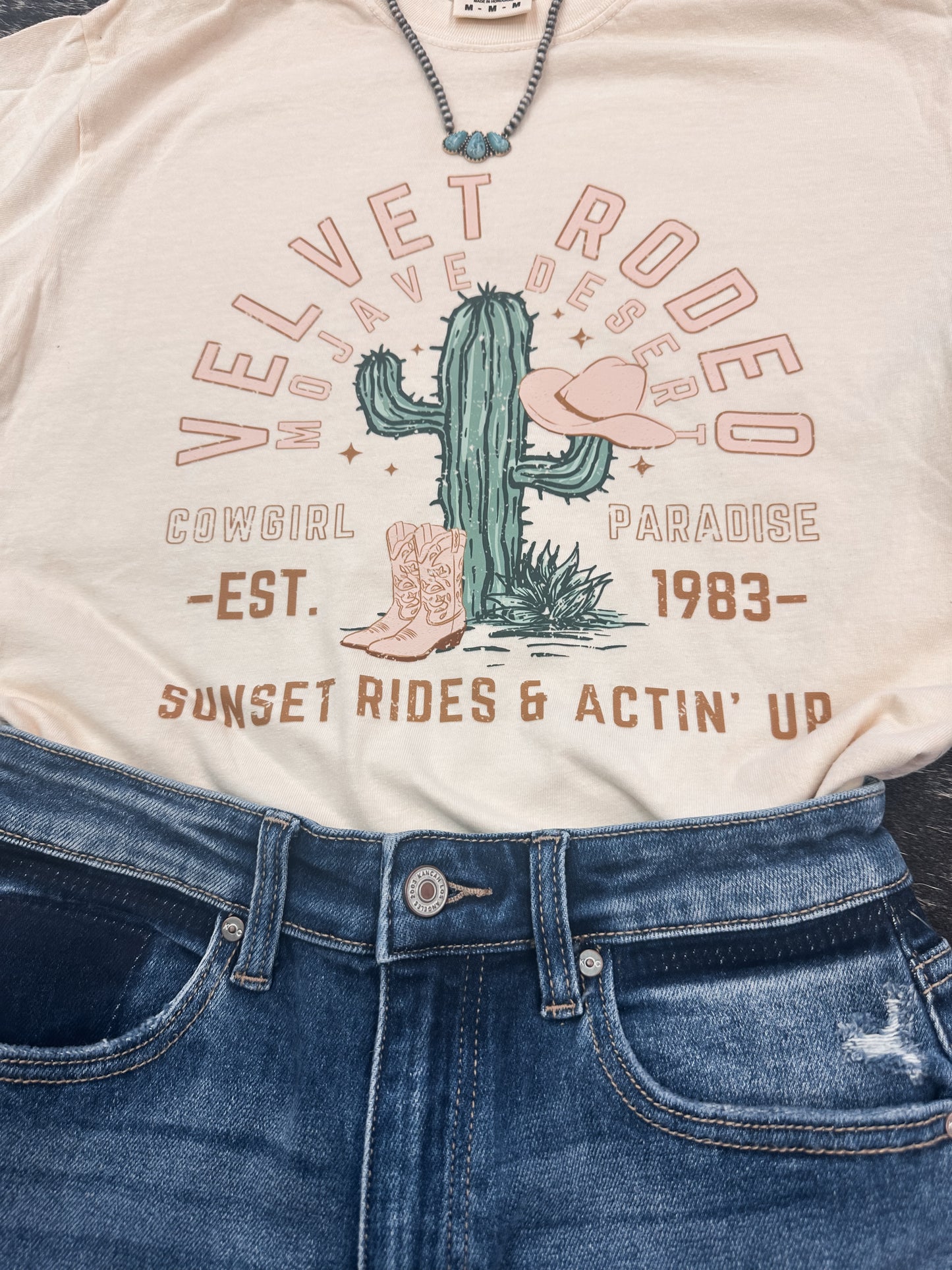 VELVET RODEO SHIRT OR SWEATSHIRT