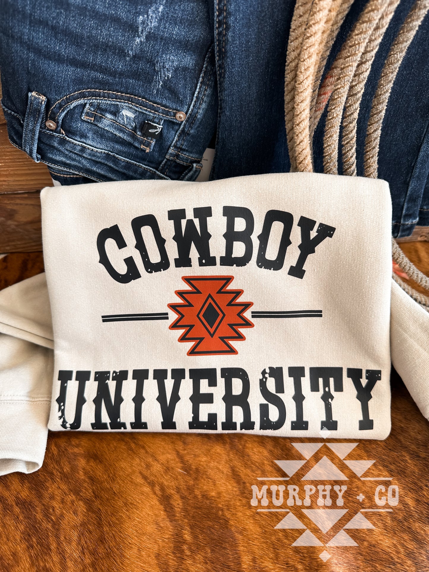 COWBOY UNIVERSITY SHIRT OR SWEATSHIRT