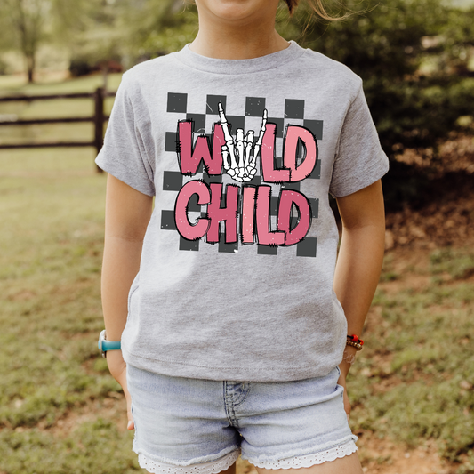 TODDLER - PINK WILD CHILD SHIRT