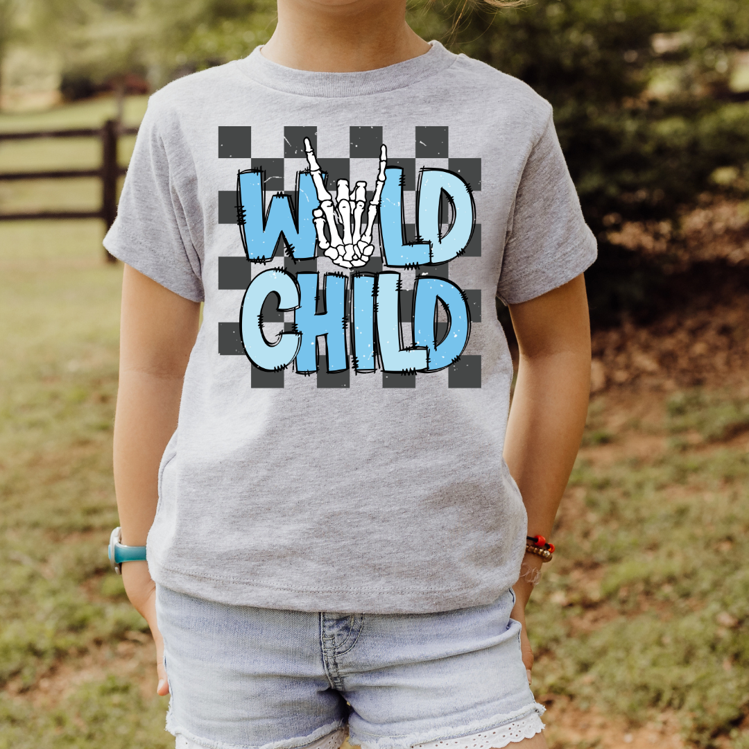 TODDLER - BLUE WILD CHILD SHIRT