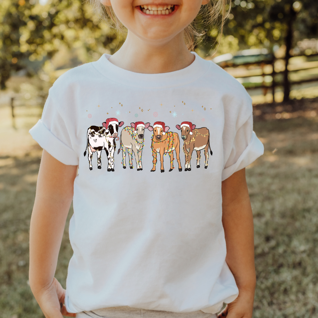 TODDLER - CHRISTMAS COWS GRAPHIC