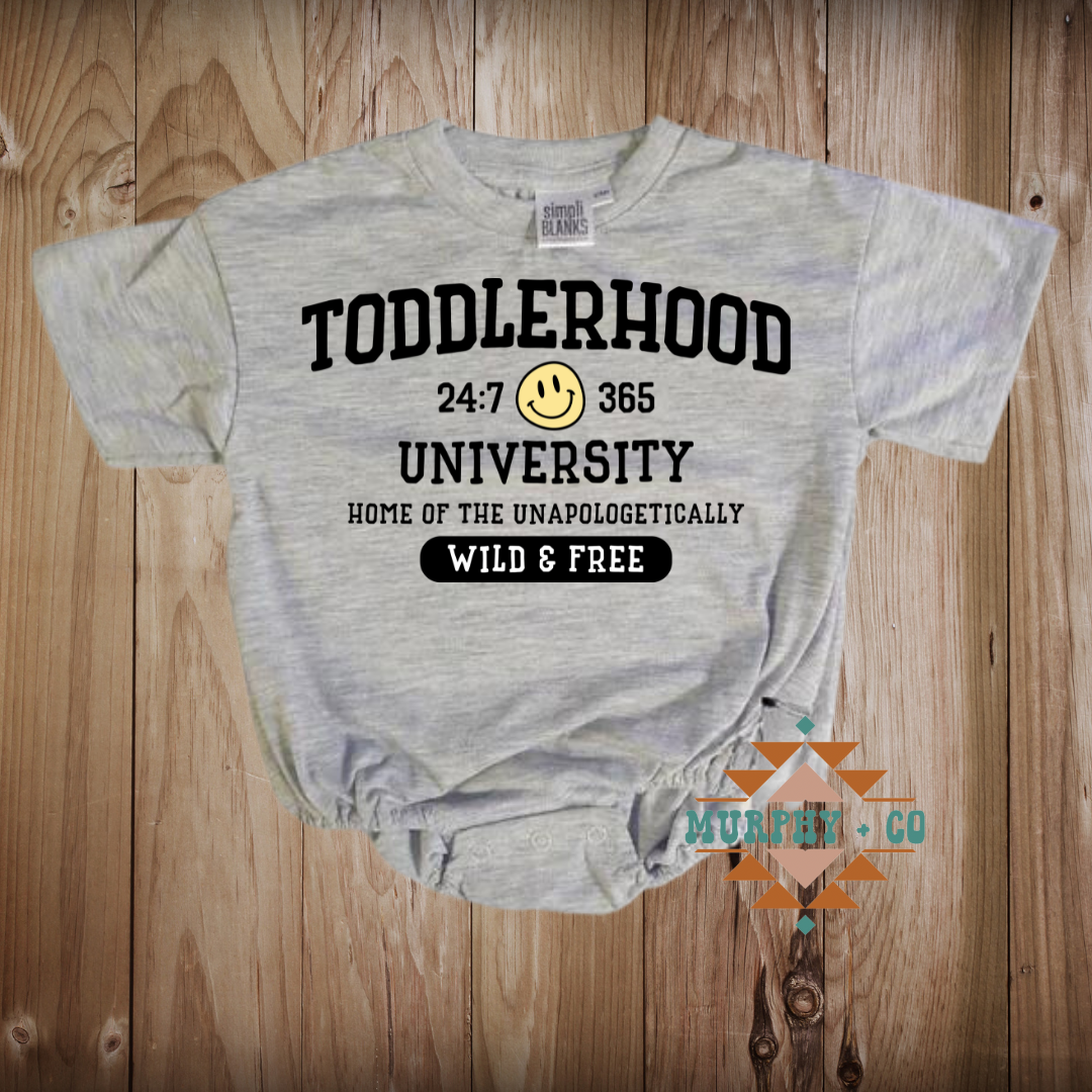 INFANT- TODDLERHOOD BODY SUIT OR BUBBLE ROMPER