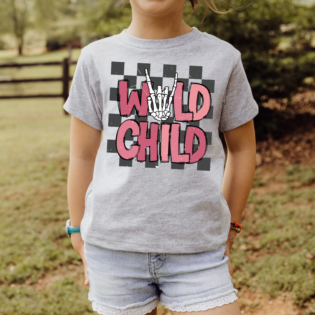 YOUTH - PINK WILD CHILD SHIRT