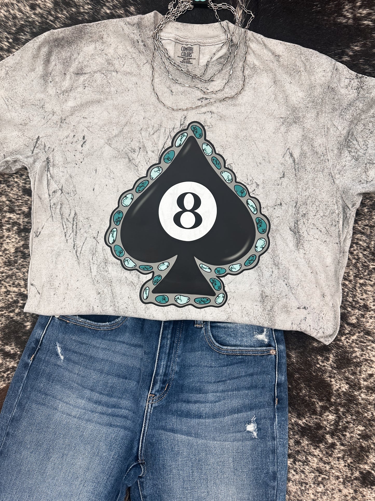 EIGHT BALL SPADE SHIRT OR SWEATSHIRT