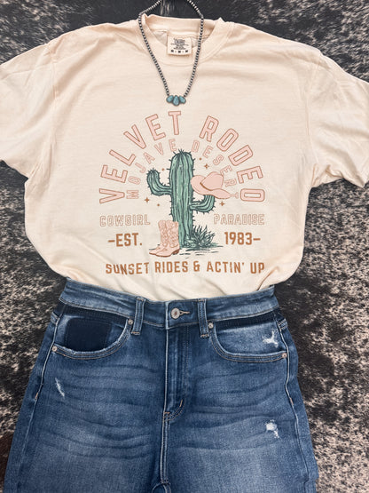 VELVET RODEO SHIRT OR SWEATSHIRT