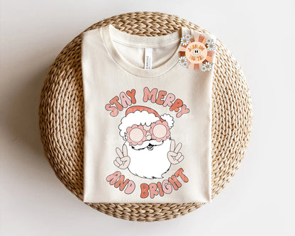 INFANT- PINK STAY MERRY GRAPHIC